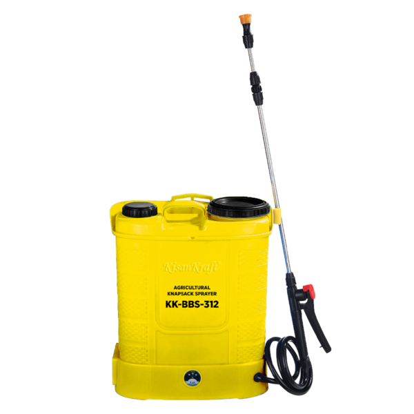 KK-BBS-312 Battery Sprayer – High-performance, eco-friendly, portable knapsack sprayer for efficient agricultural tasks. Features a powerful motor, adjustable nozzle, large tank capacity, and lightweight design for comfortable and consistent spraying of pesticides, herbicides, and fertilizers.