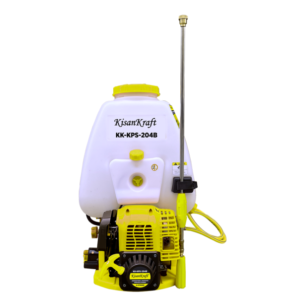 Knapsack Power Sprayer KK-KPS-204B with eco-friendly battery-powered system, designed for agricultural spraying, pest control, and gardening. Provides comfort, efficiency, and hassle-free operation